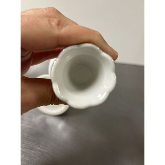 🌼5for$25🌼Vintage Christmas Japanese Fine Porcelain Candleholders Gold Trim - Picture 6 of 7